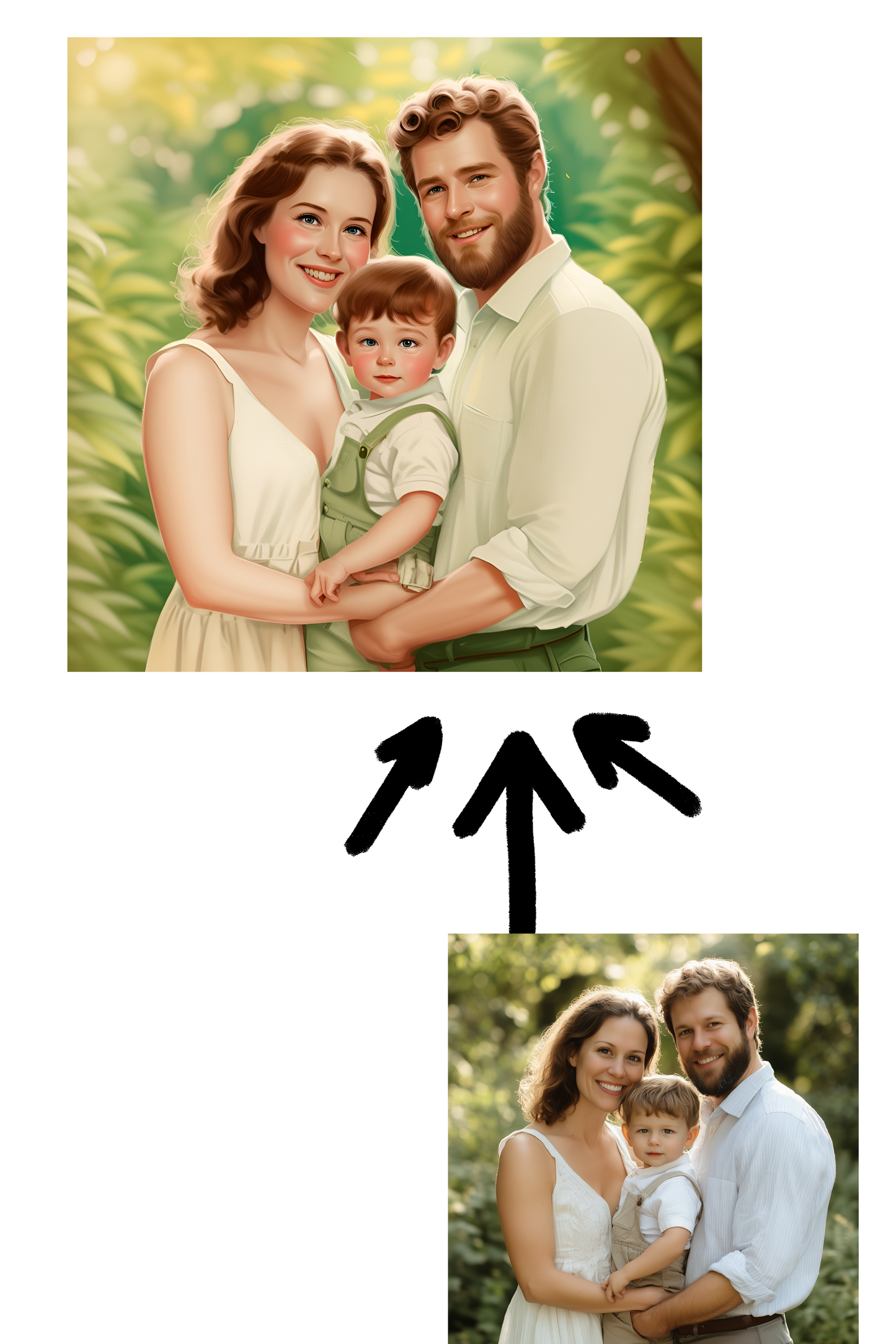Vintage-Style Custom Portrait