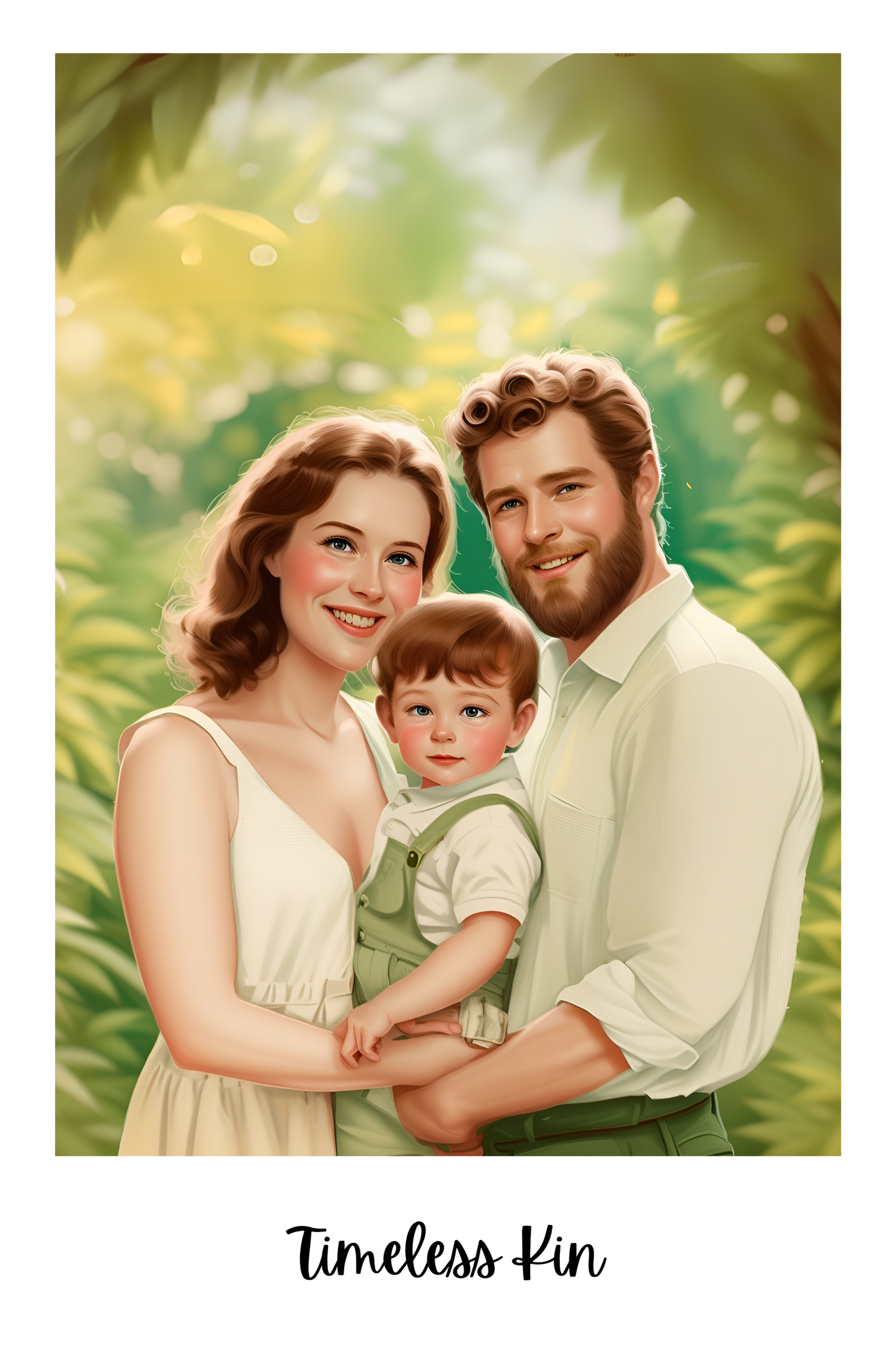 Vintage-Style Custom Portrait