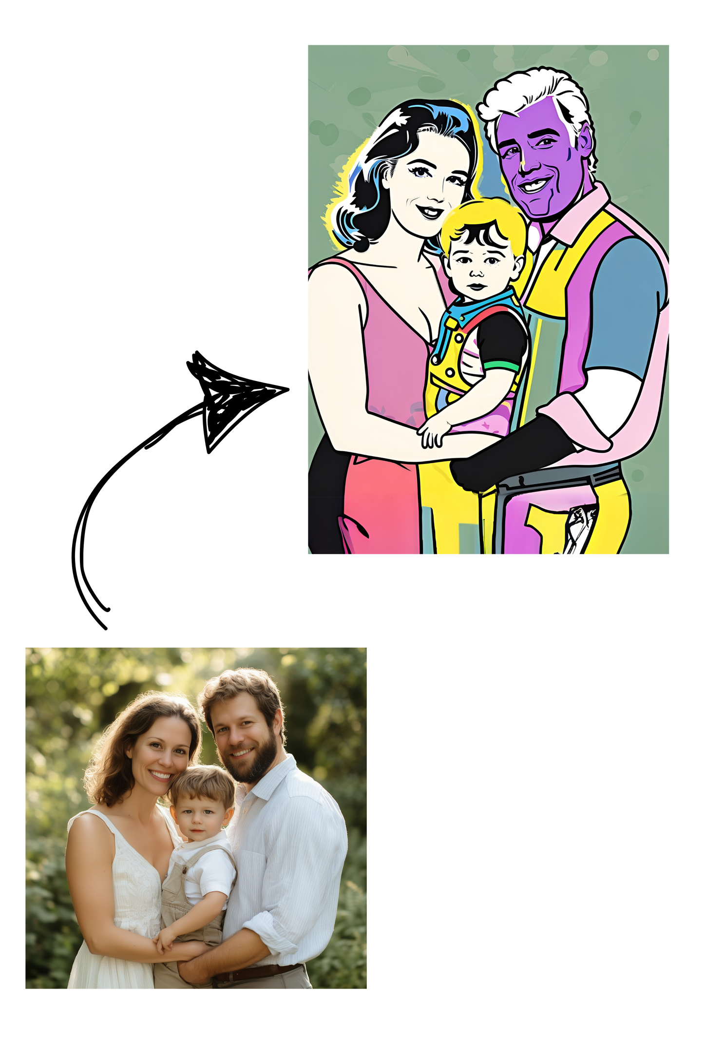 Custom Pop Art Portrait – Vibrant & Modern Artwork