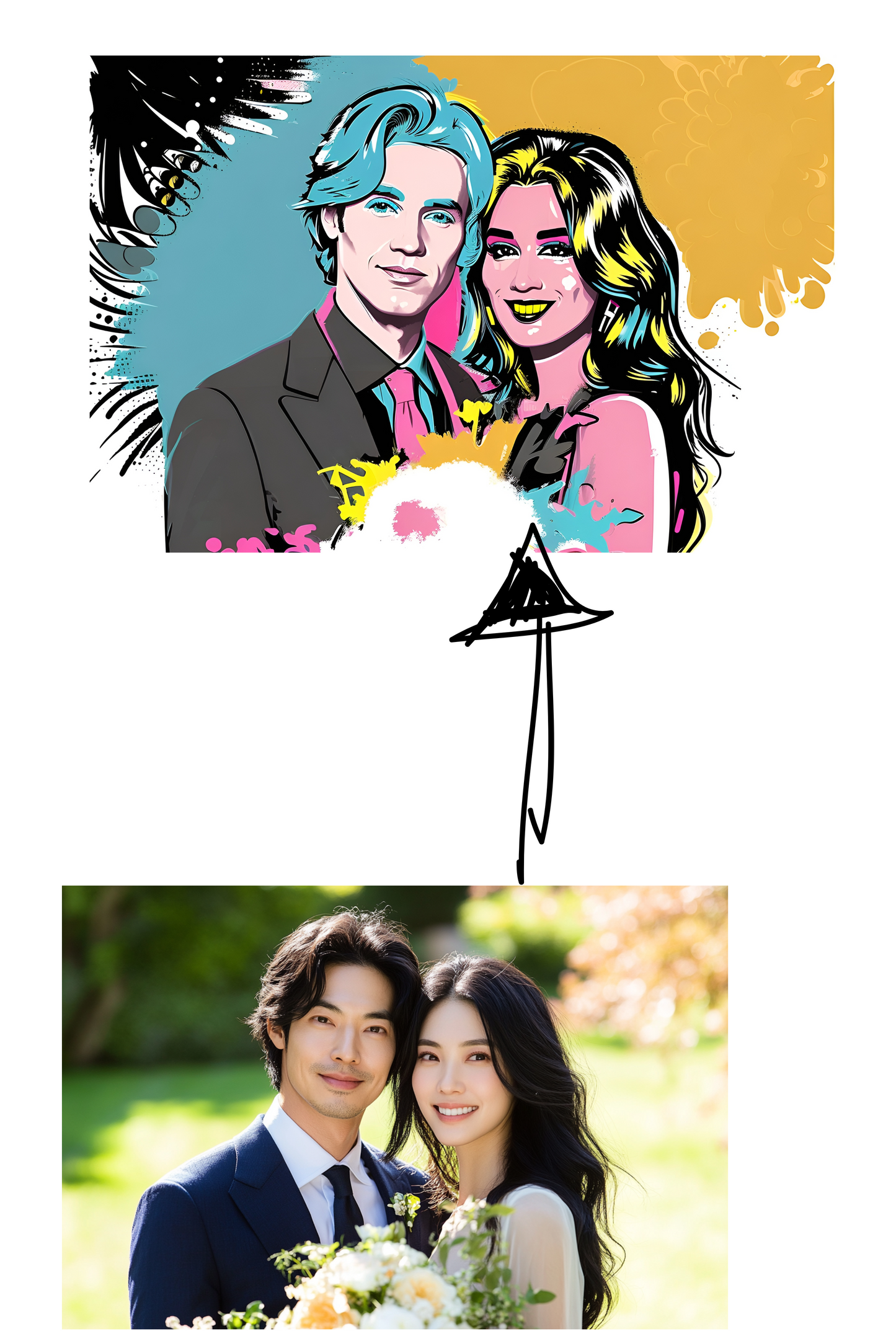 Custom Pop Art Portrait – Vibrant & Modern Artwork