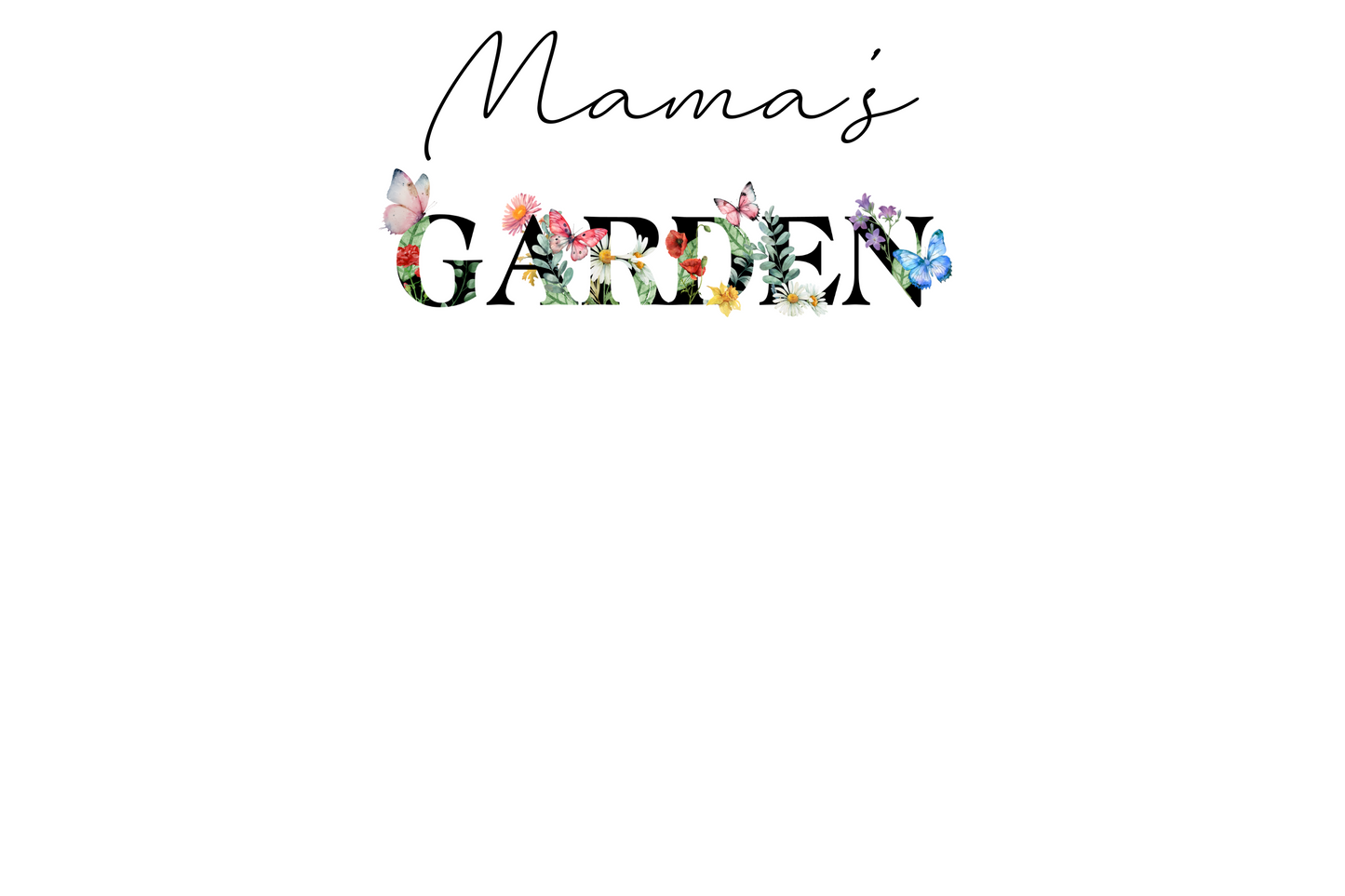 Mama’s Garden - Personalized Floral Family Print 🌸✨