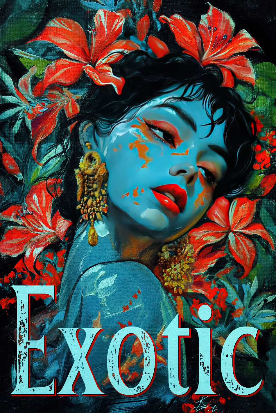 Exotic Floral Portrait