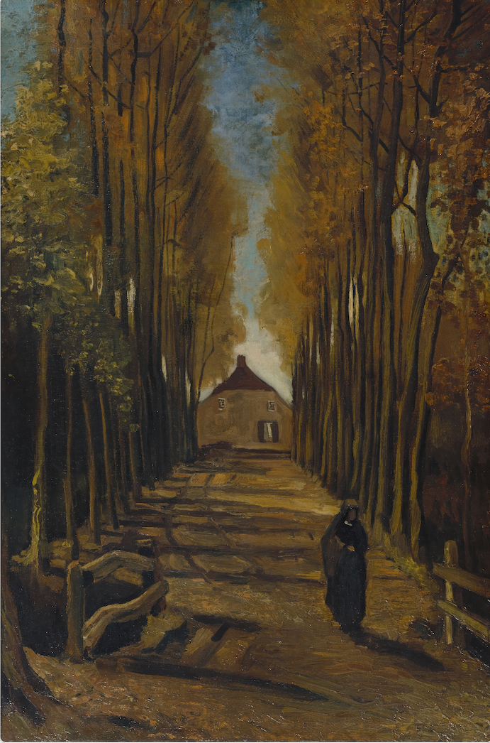 Autumn Elegance - A Path of Golden Dreams