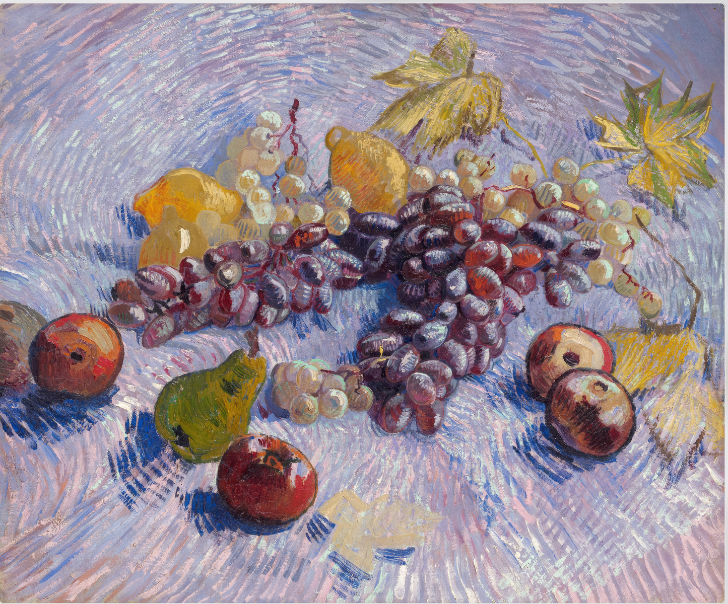 Harvest Glow - Grapes and Fruits Ensemble