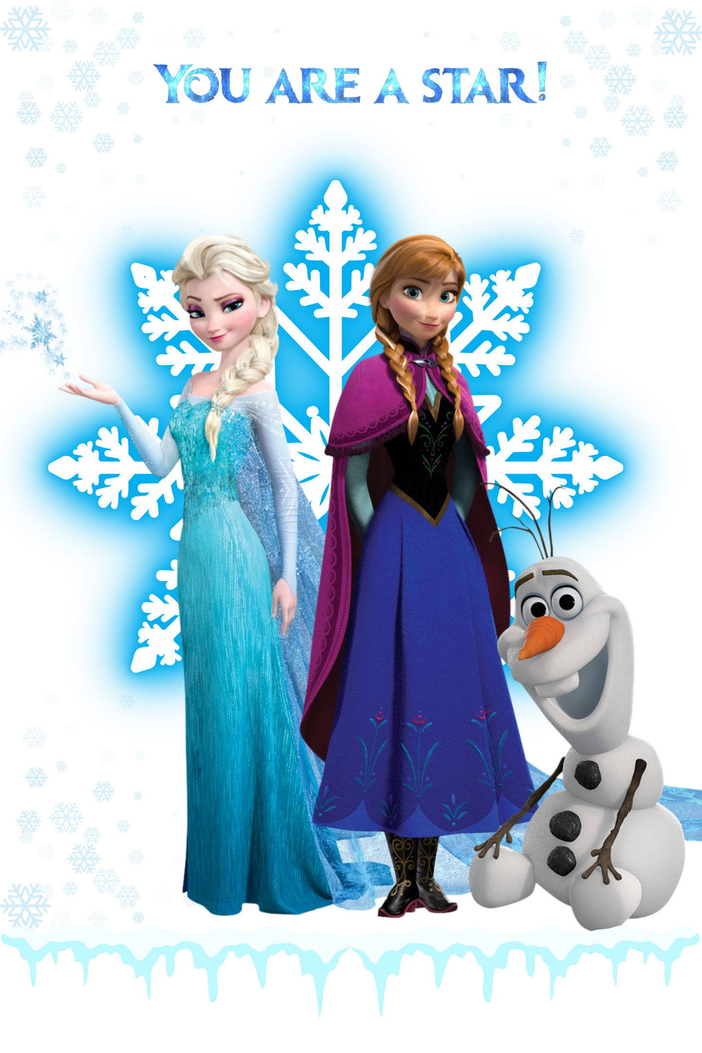 Embrace the Magic of Arendelle with this Personalized Frozen Art Set! ❄️✨