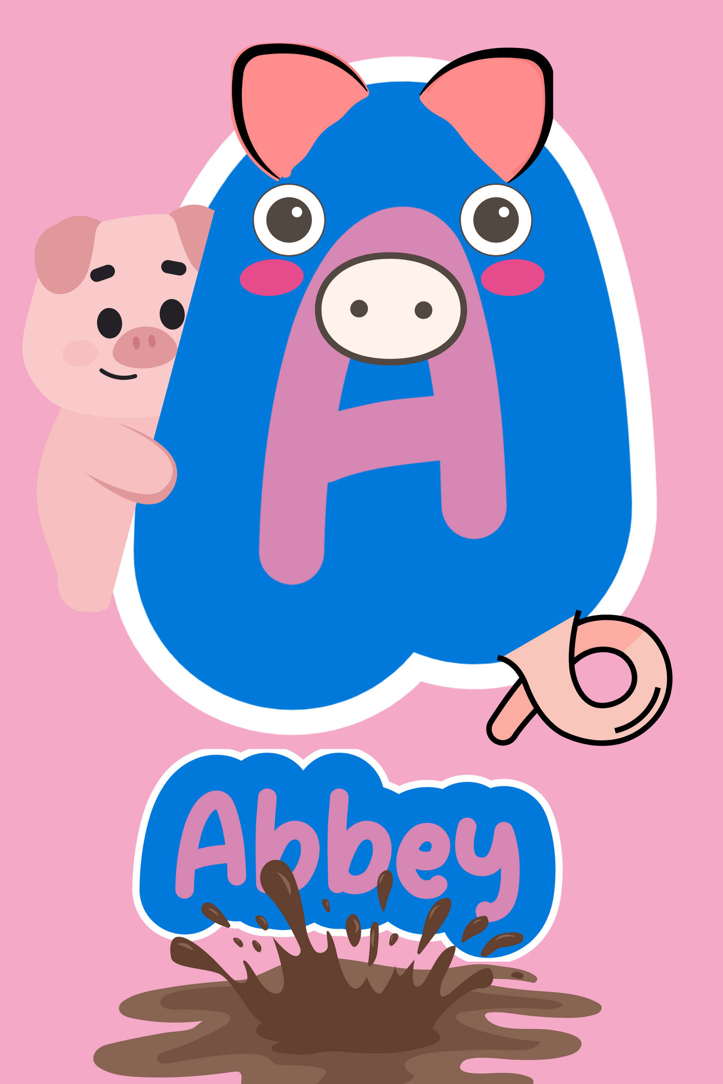 Personalized Peppa Pig Farm-Themed Art Set 🐷🌾