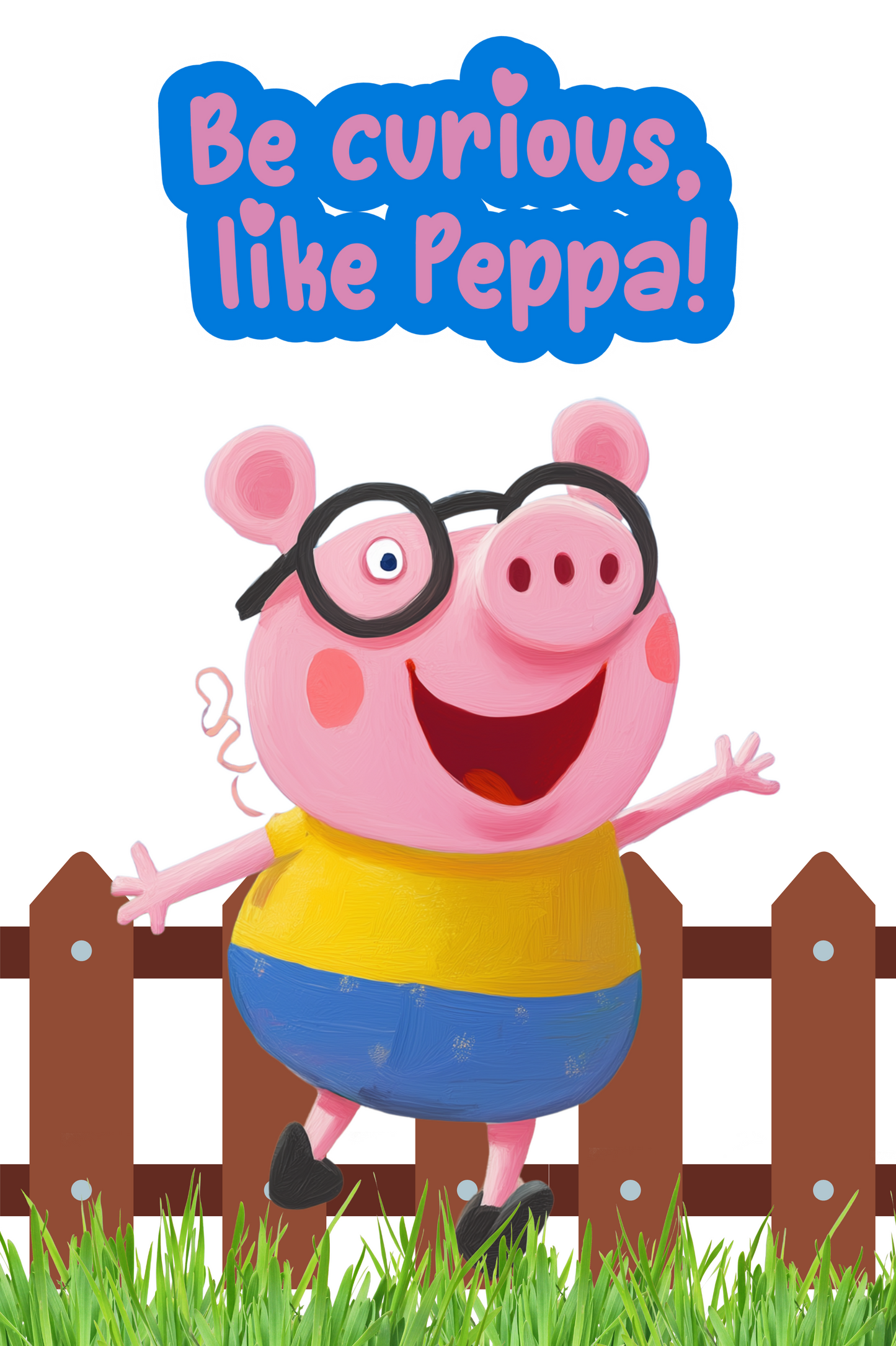 Personalized Peppa Pig Farm-Themed Art Set 🐷🌾