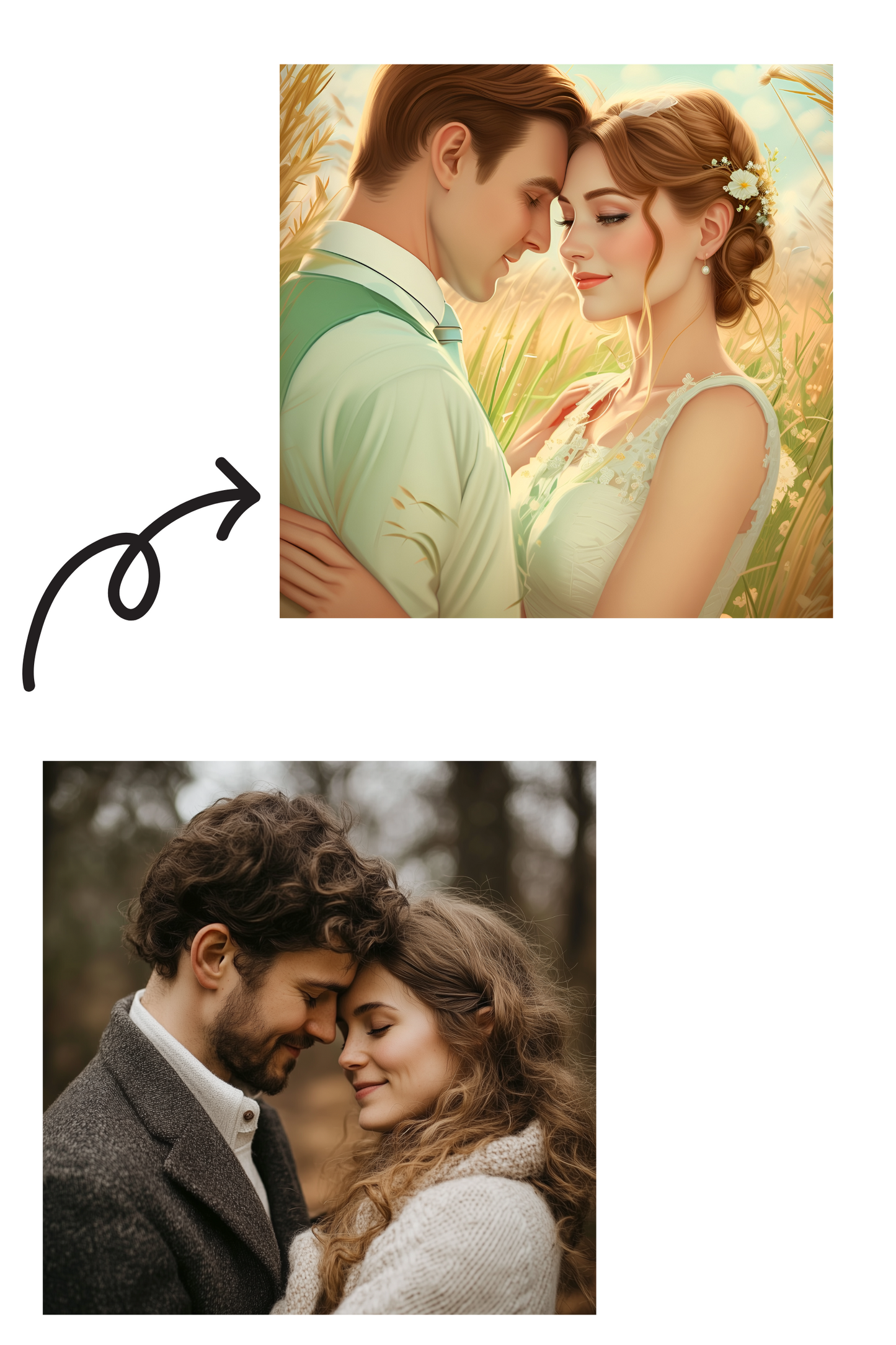 Vintage-Style Custom Portrait