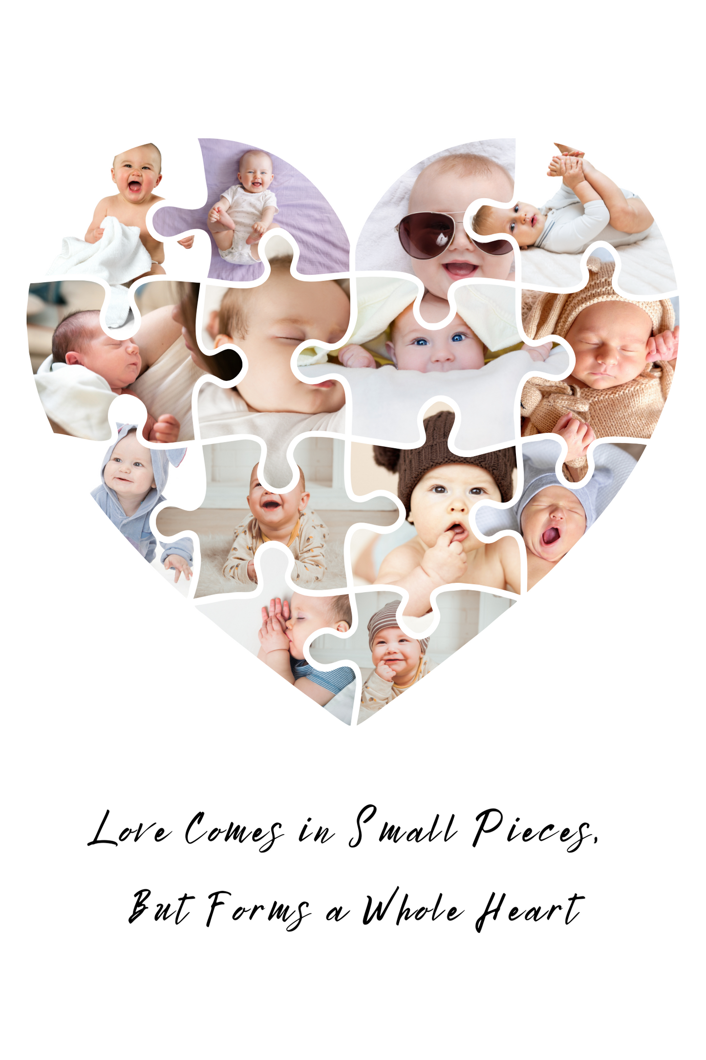 Personalized Puzzle Heart Print – A Symbol of Love & Connection