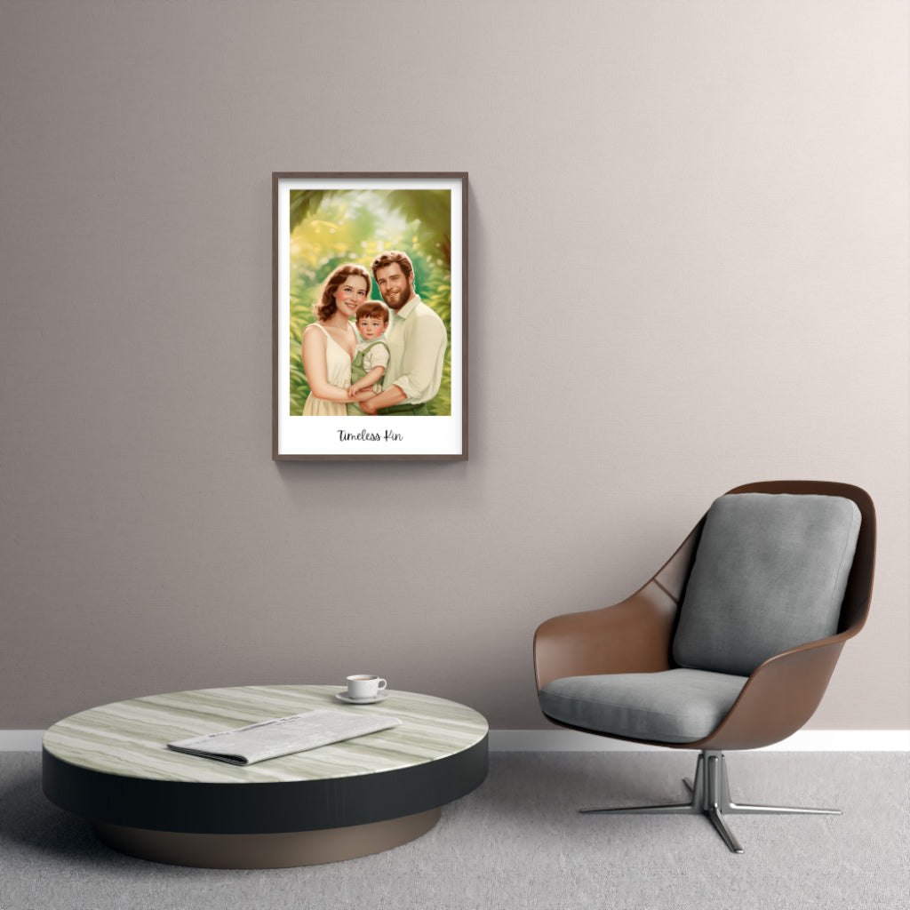 Vintage-Style Custom Portrait