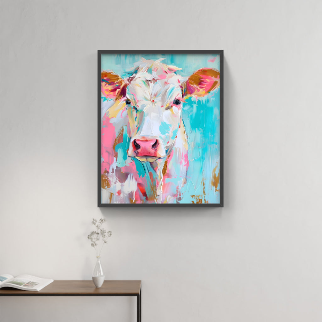 Pastel Cow Elegance