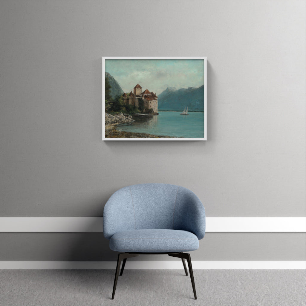 Le Château de Chillon, Lake Geneva" (1876)