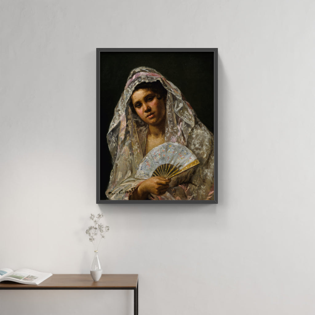 Spanish Dancer Wearing a Lace Mantilla (1873)