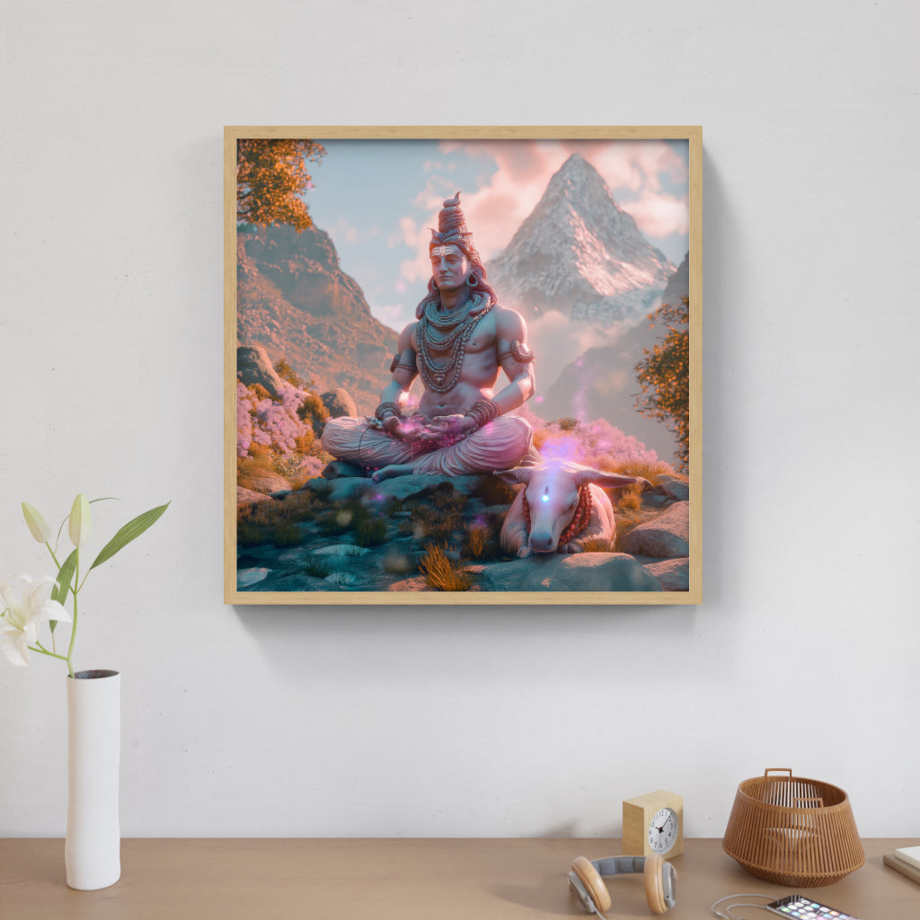 Meditating Shiva: Tranquility in the Himalayas