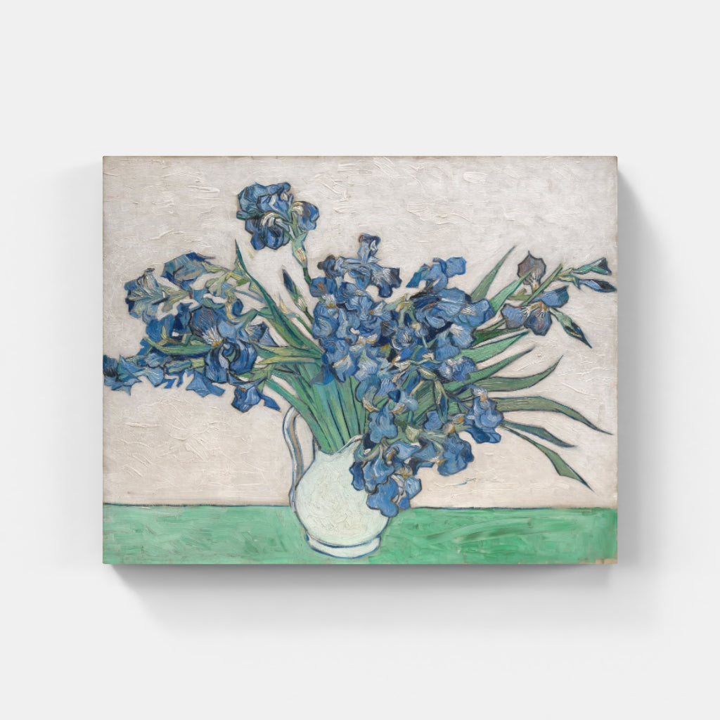 Vase of Tranquility - Irises in Bloom