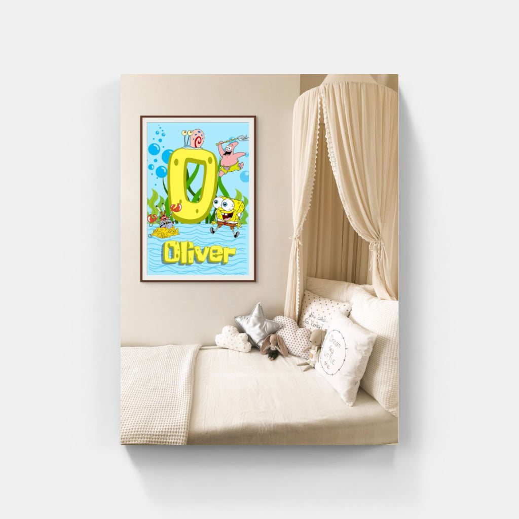 Personalized SpongeBob SquarePants Framed Art Set