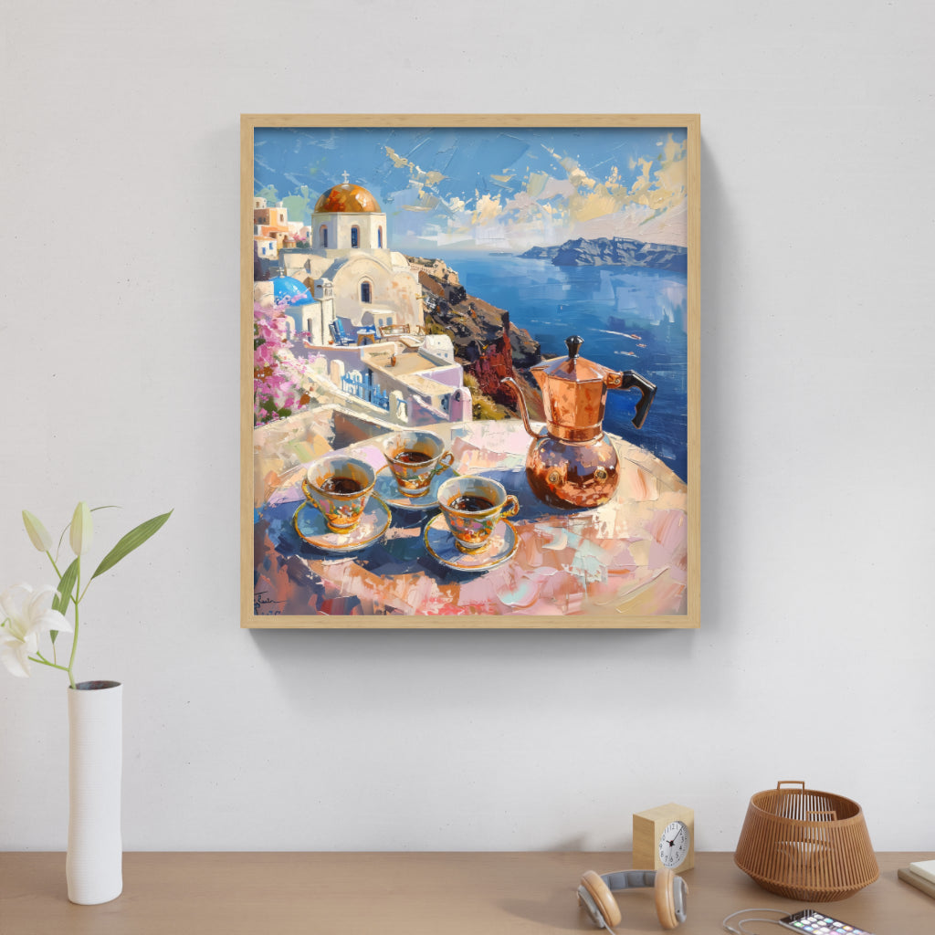 Greek Getaway: Blossoms & Brews Romantic Charm