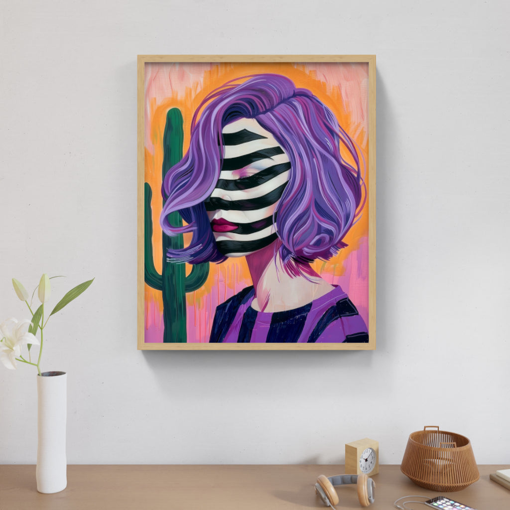 Stripes of Expression: Desert Muse
