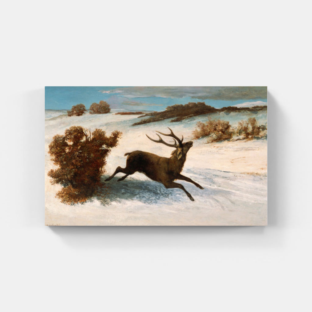 A Snowy Pursuit - The Stag's Flight