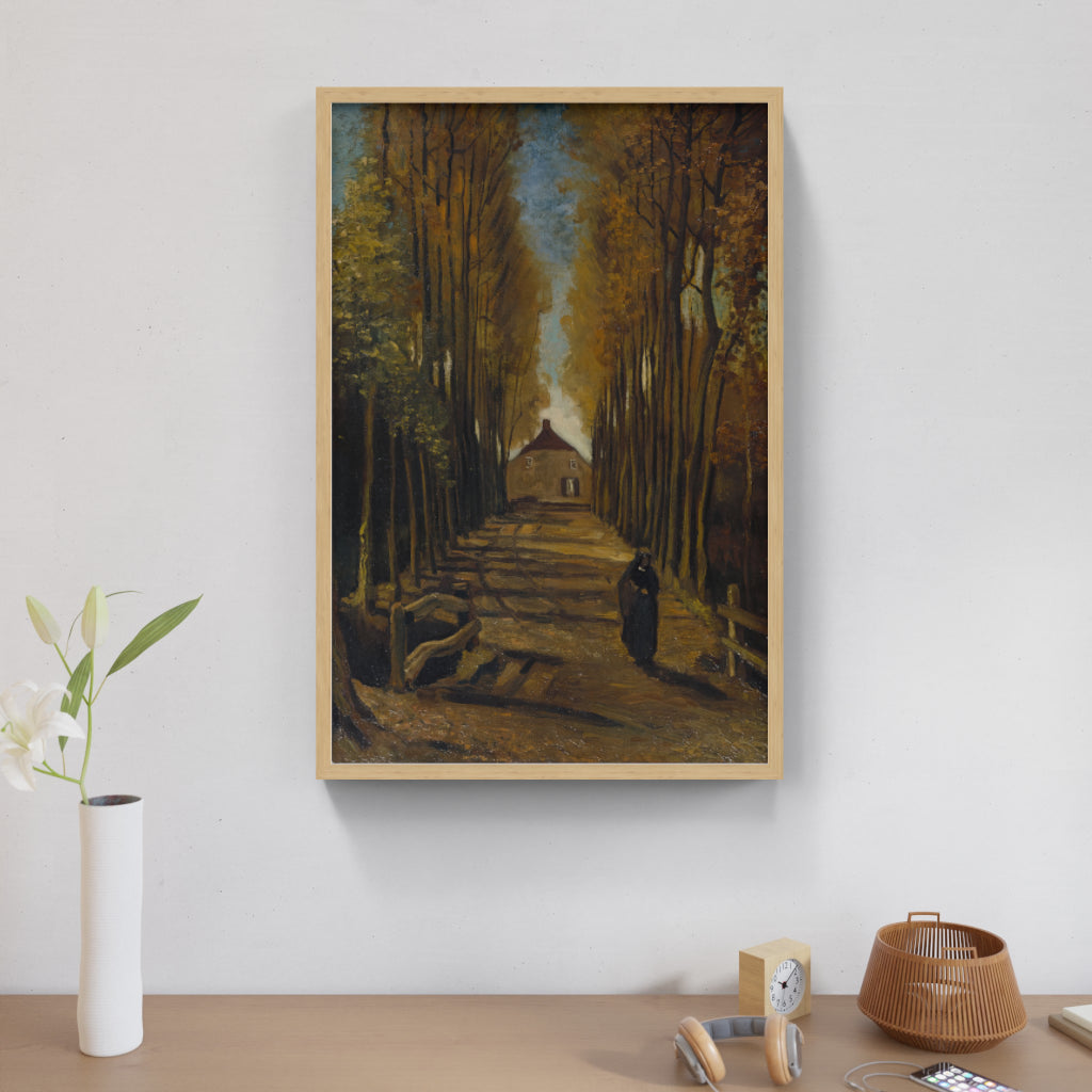 Autumn Elegance - A Path of Golden Dreams