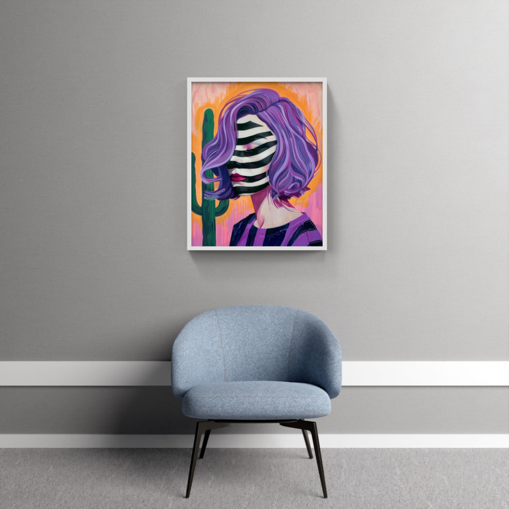 Stripes of Expression: Desert Muse