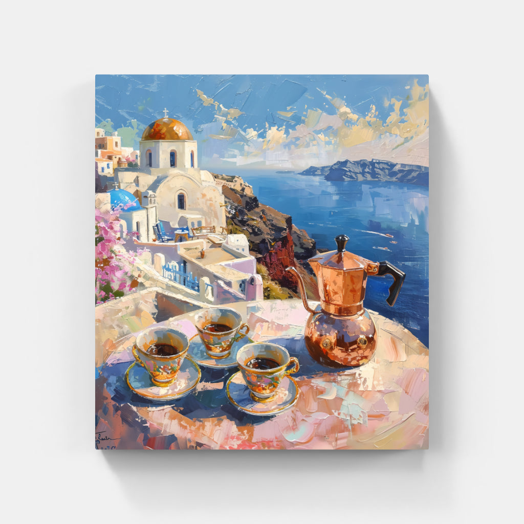 Greek Getaway: Blossoms & Brews Romantic Charm