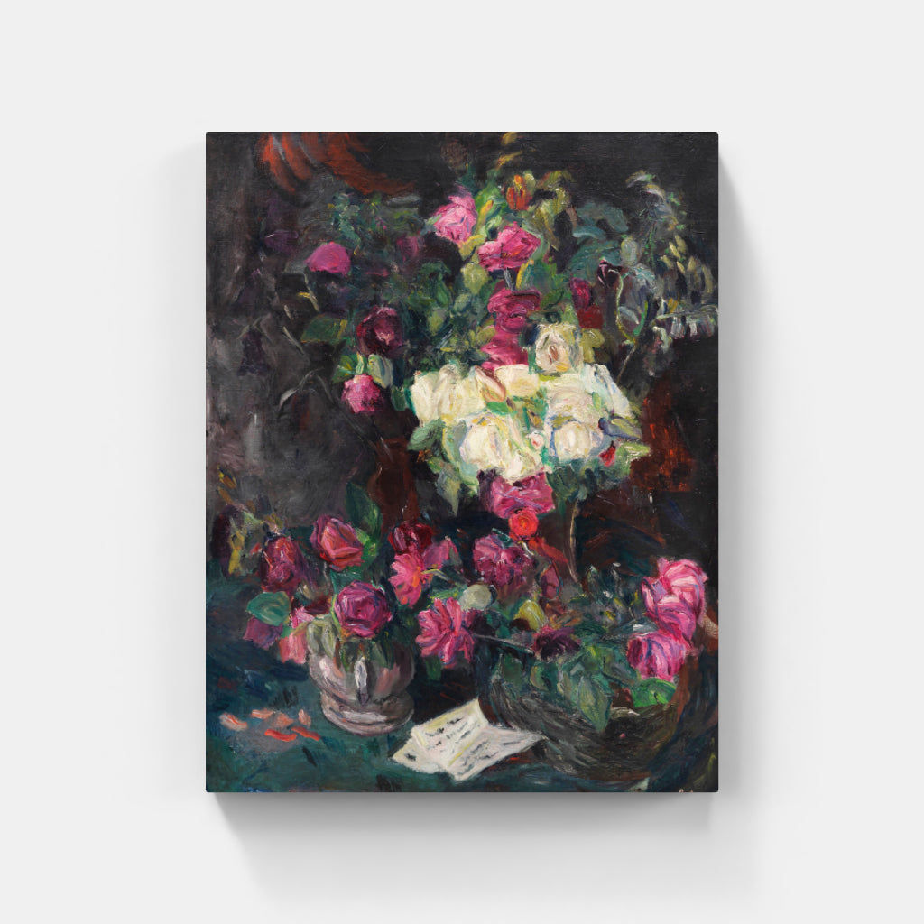 Stillleben mit roten Rosen (1914)