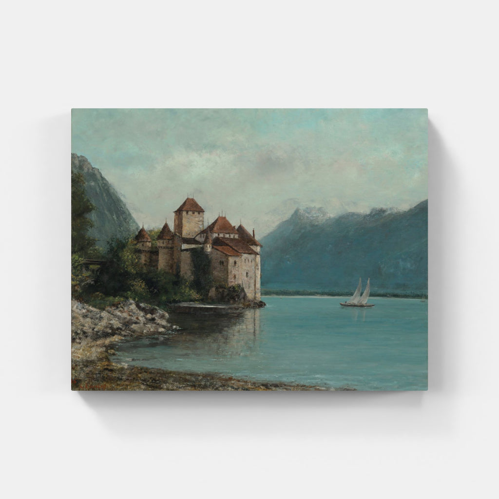 Le Château de Chillon, Lake Geneva" (1876)