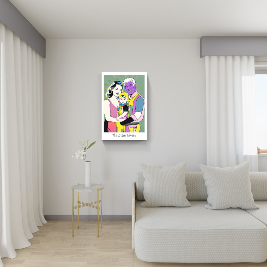 Custom Pop Art Portrait – Vibrant & Modern Artwork