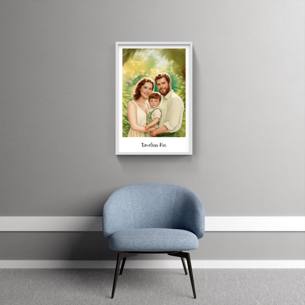 Vintage-Style Custom Portrait
