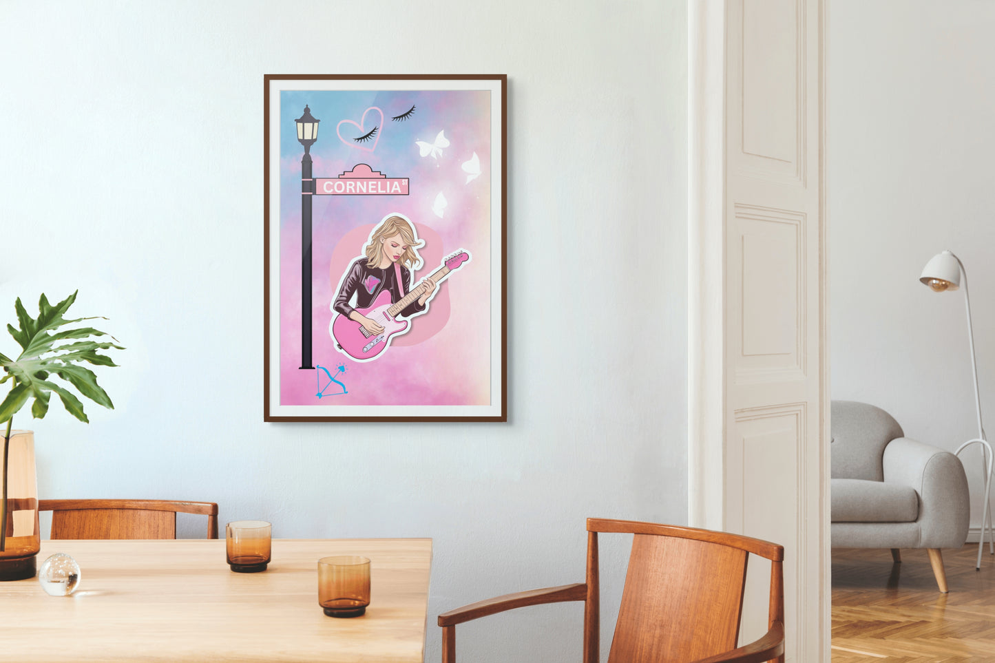 Taylor-Inspired Personalized Art Set – Dreamy & Musical Vibes 🎸✨