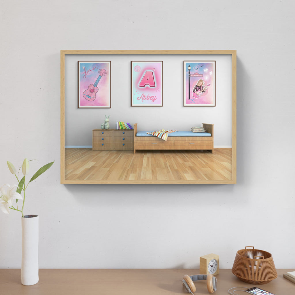 Taylor-Inspired Personalized Art Set – Dreamy & Musical Vibes 🎸✨