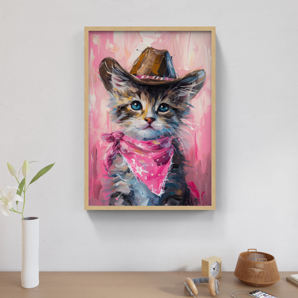Cowboy Kitty Charm