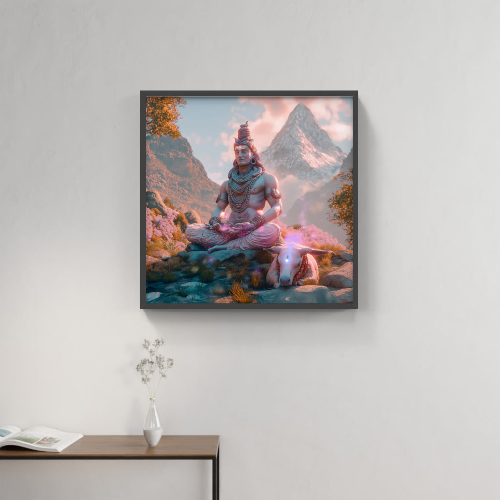 Meditating Shiva: Tranquility in the Himalayas