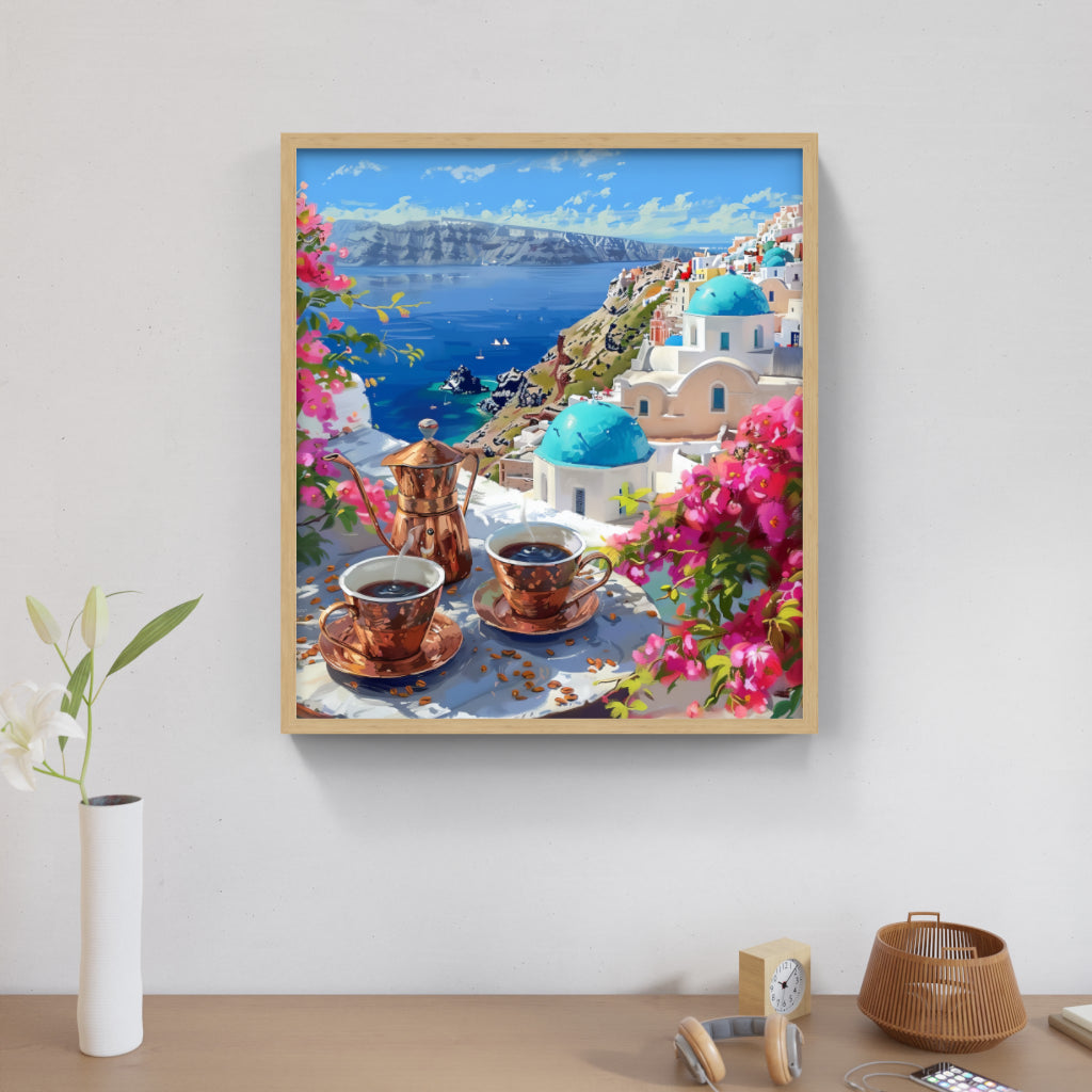 Island Reverie: Café Paradise Exotic Tranquility