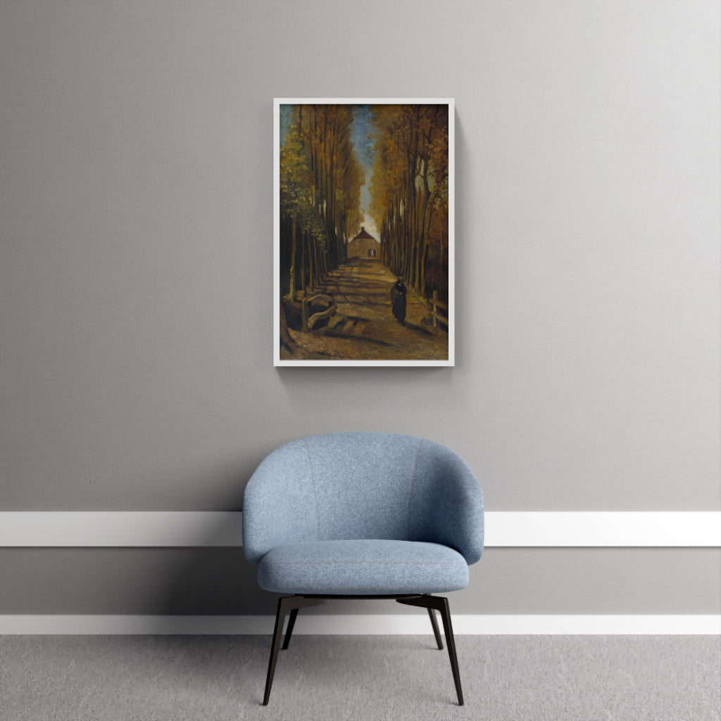 Autumn Elegance - A Path of Golden Dreams