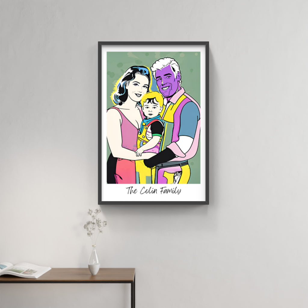Custom Pop Art Portrait – Vibrant & Modern Artwork