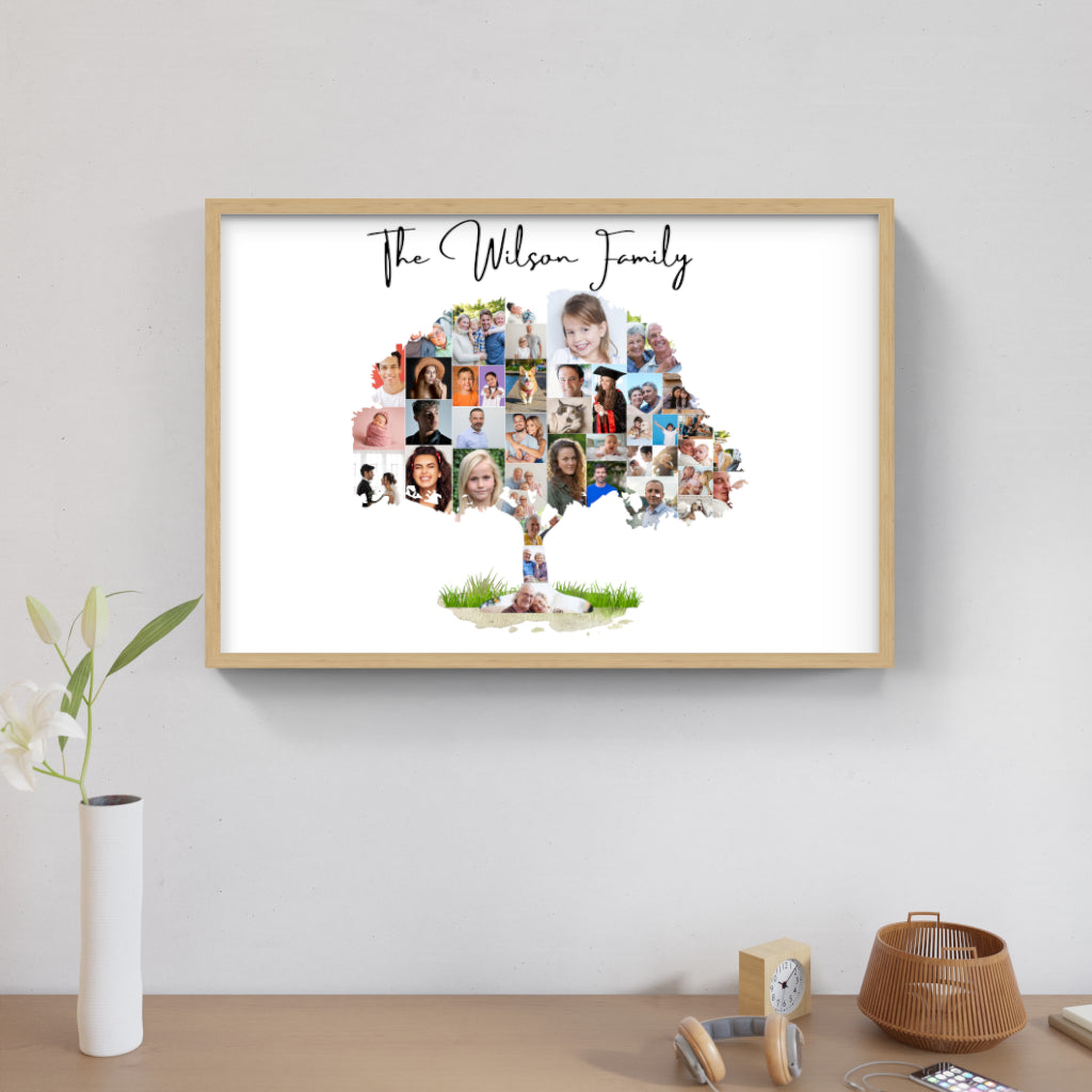 Family Tree Photo Collage
