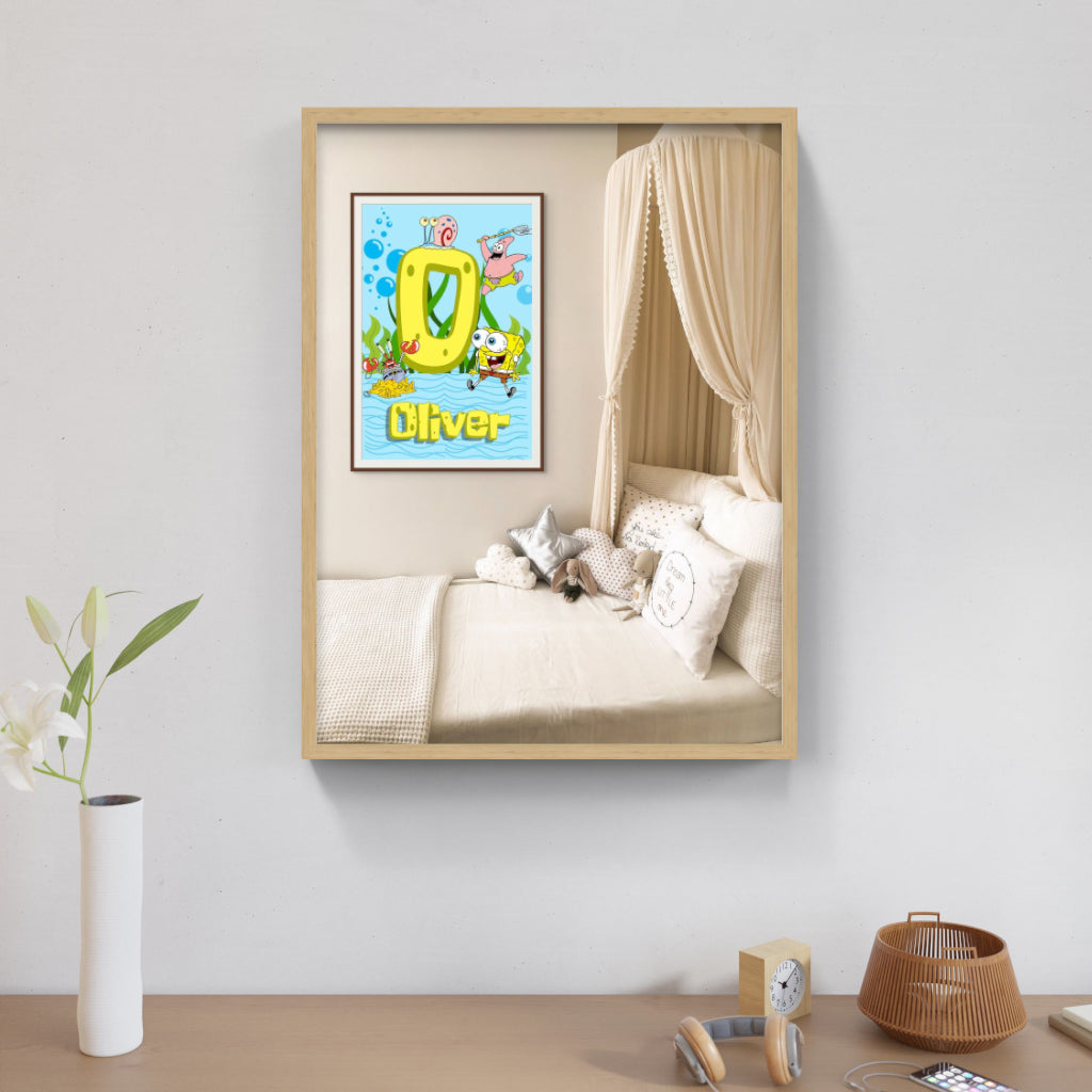 Personalized SpongeBob SquarePants Framed Art Set
