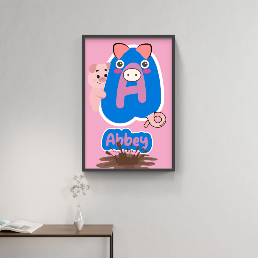 Personalized Peppa Pig Farm-Themed Art Set 🐷🌾