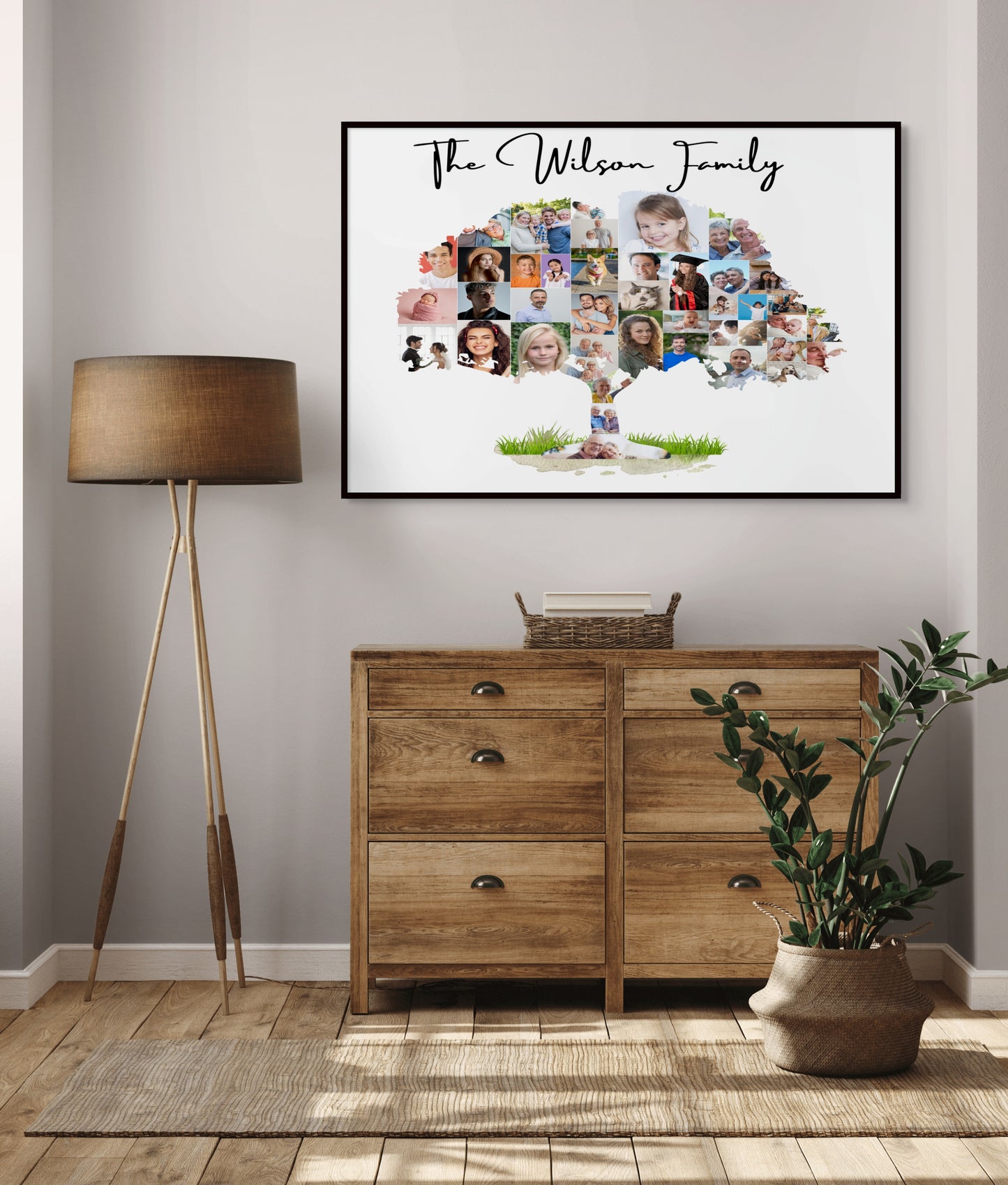 Family Tree Photo Collage