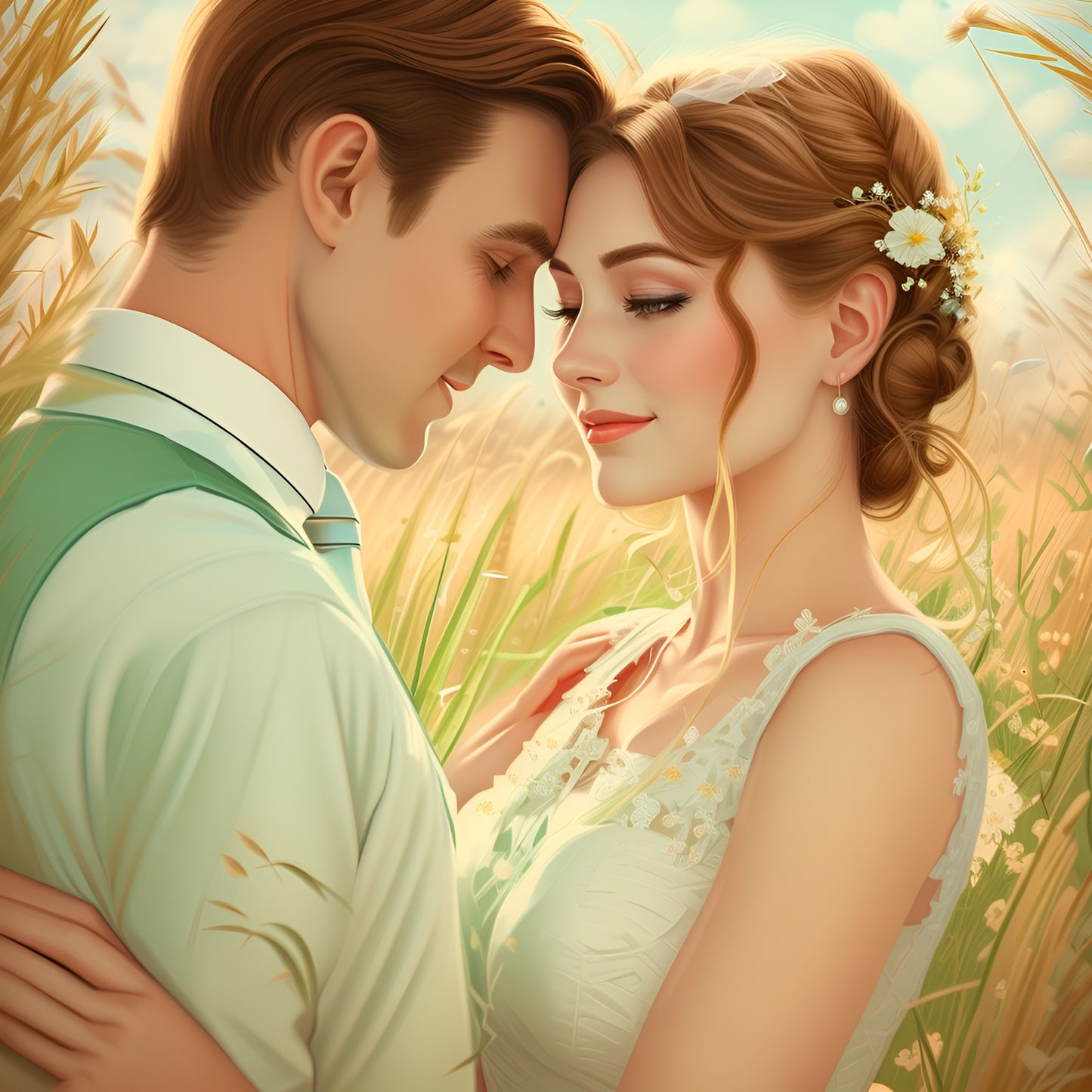 Vintage-Style Custom Portrait