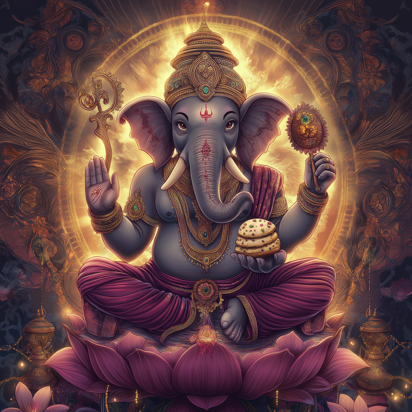 Ganesh: The Radiance of Prosperity