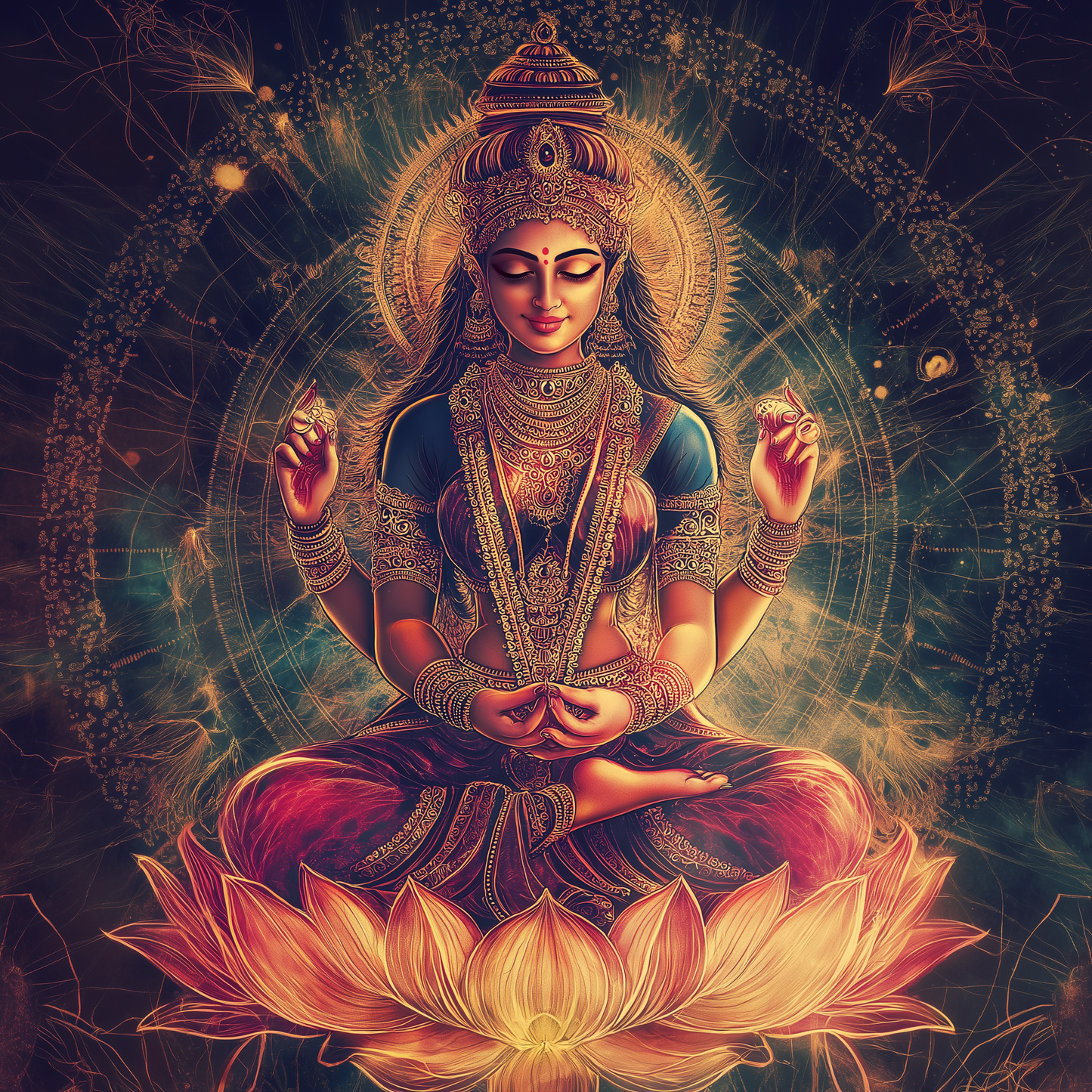 Santoshi Mata: Goddess of Contentment