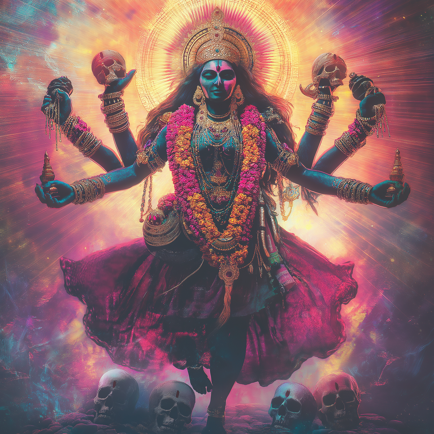 Kali: Cosmic Dance of Transformation