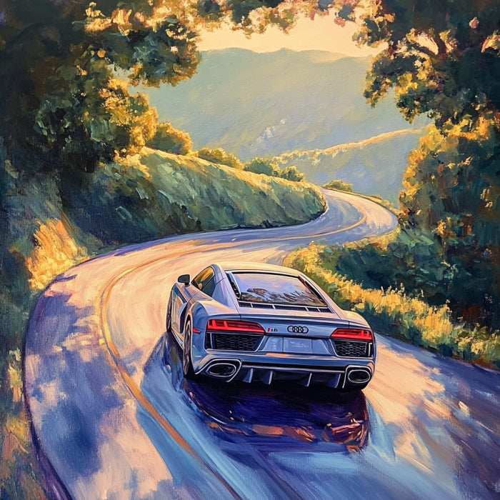 Road Symphony: Audi R8 in Motion