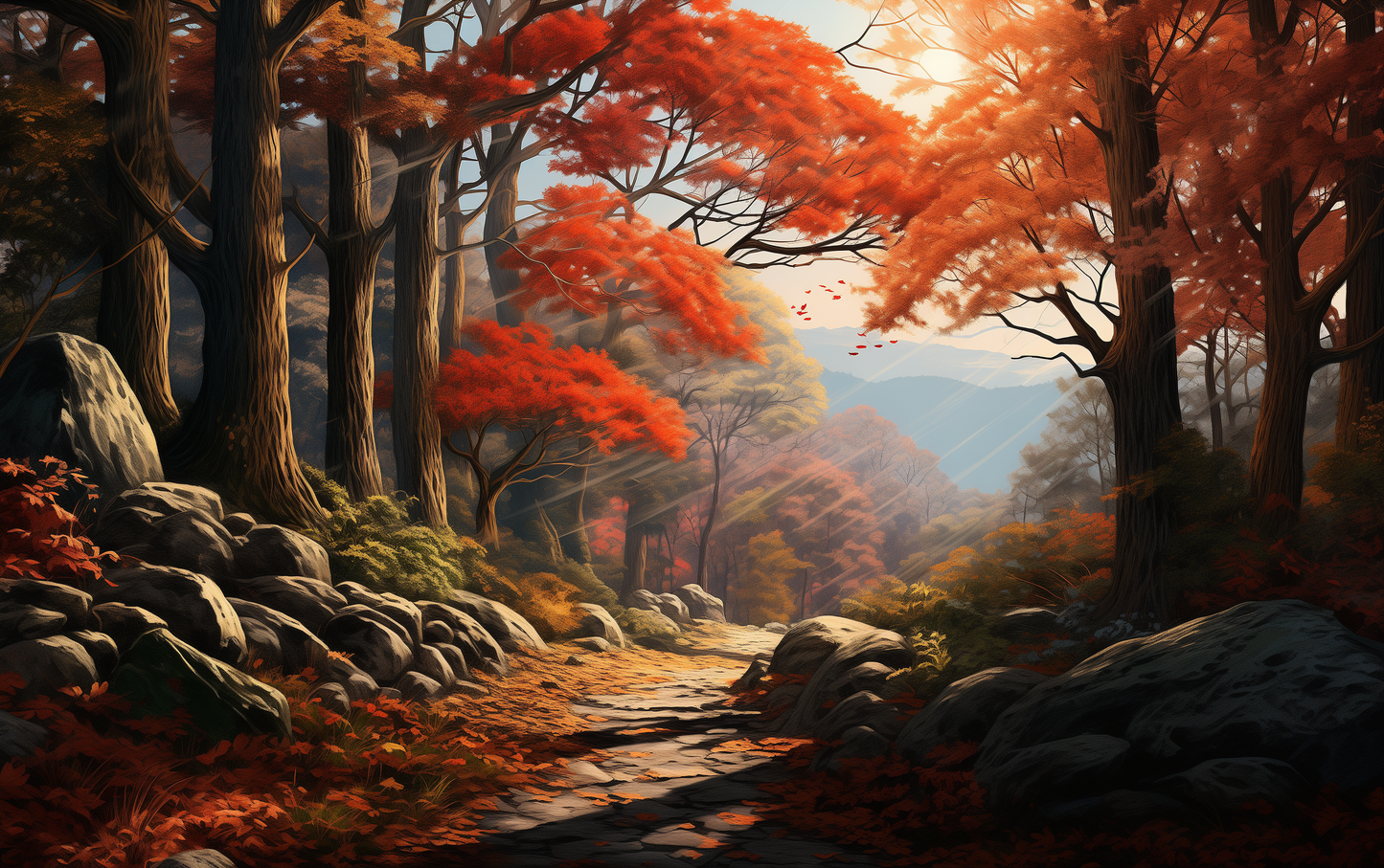 Autumn Glow Pathway