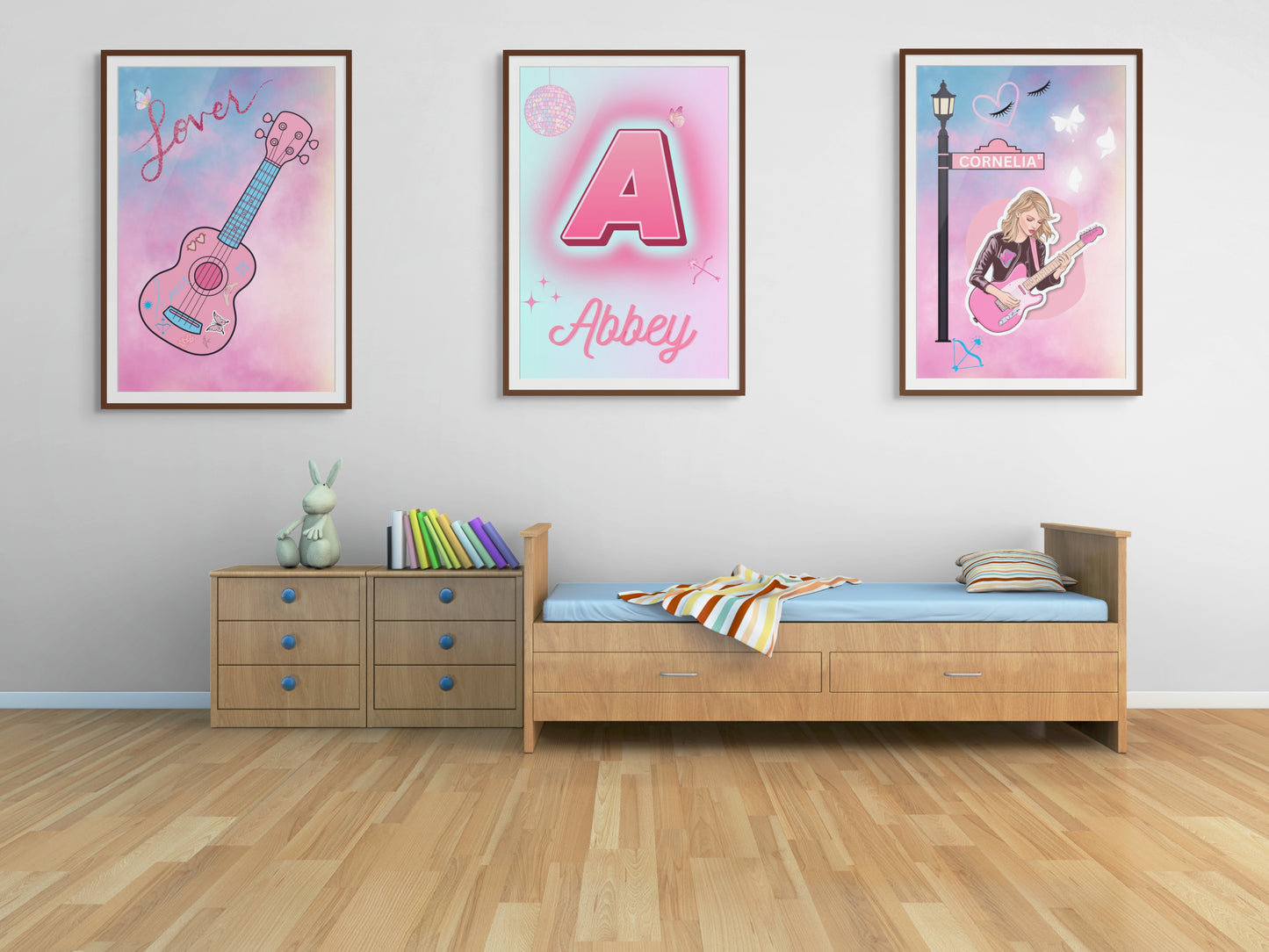 Taylor-Inspired Personalized Art Set – Dreamy & Musical Vibes 🎸✨