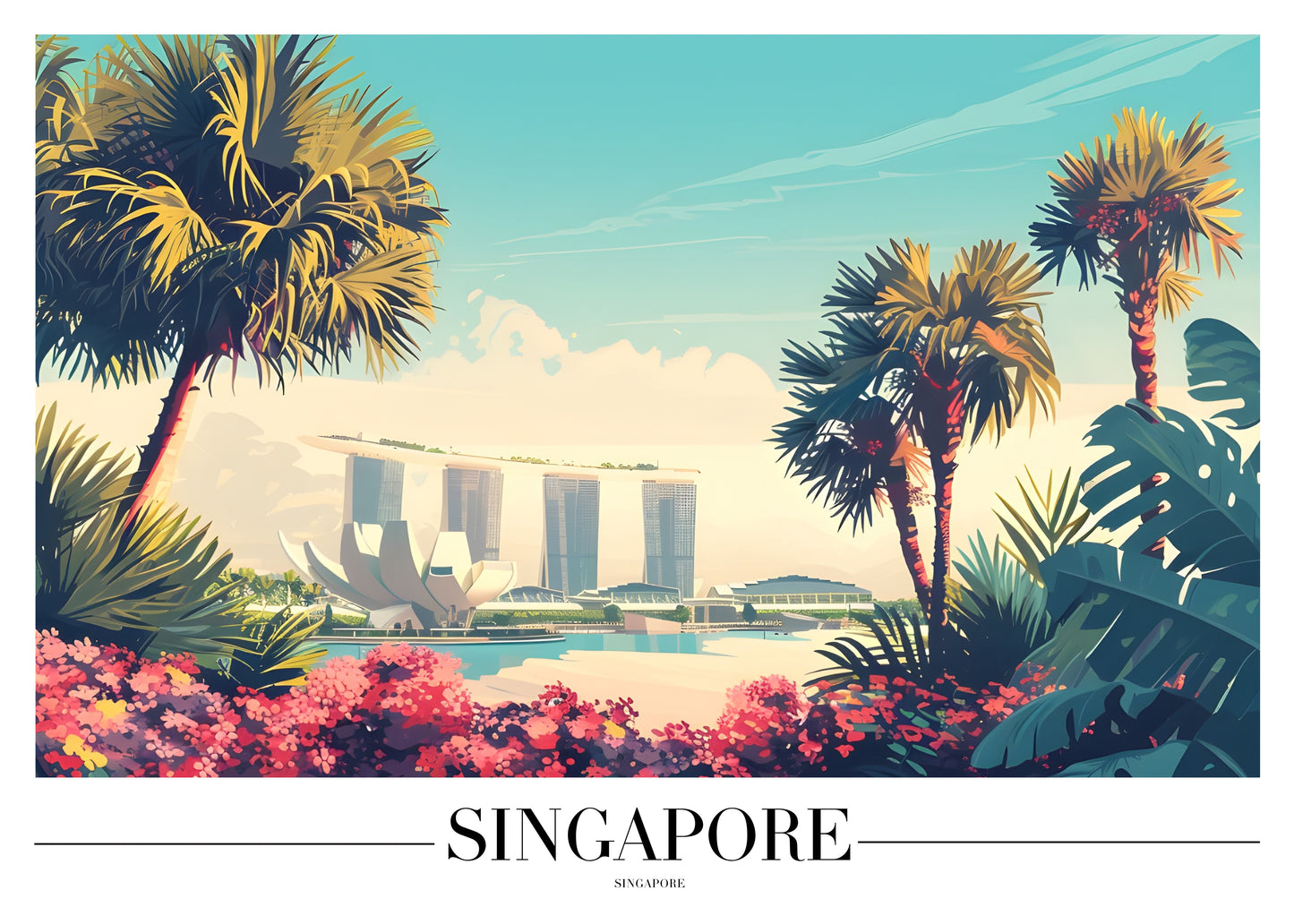 Singapore Skyline: Modern Oasis
