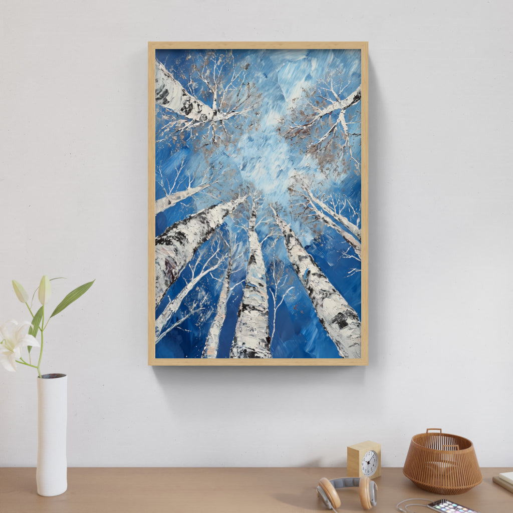 Winter Birch Elegance